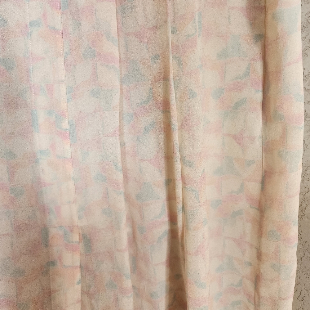 A.L.C SILK PASTEL maxi Skirt Size 2 - Picture 2 of 9